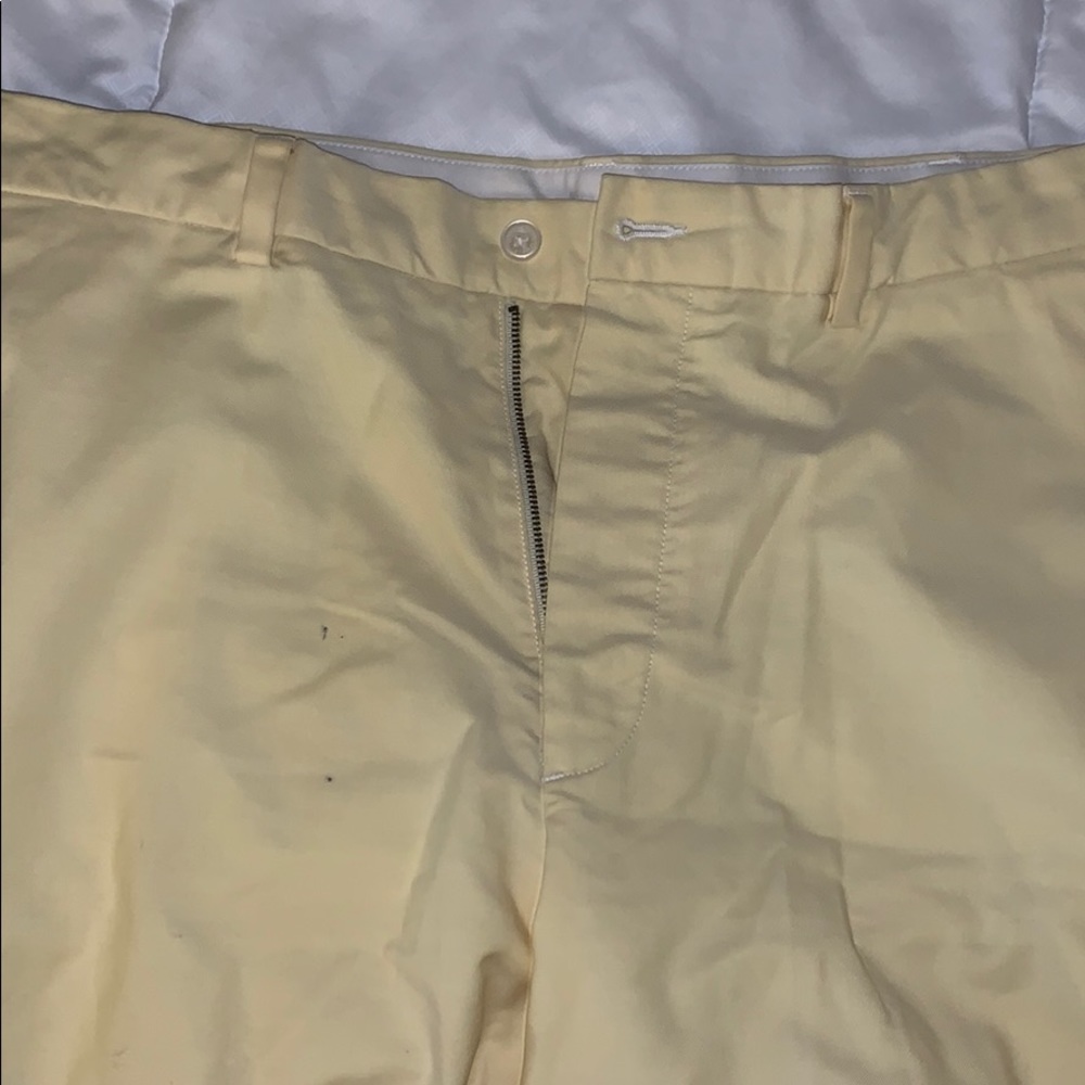 Yellow Brooks Brother shorts